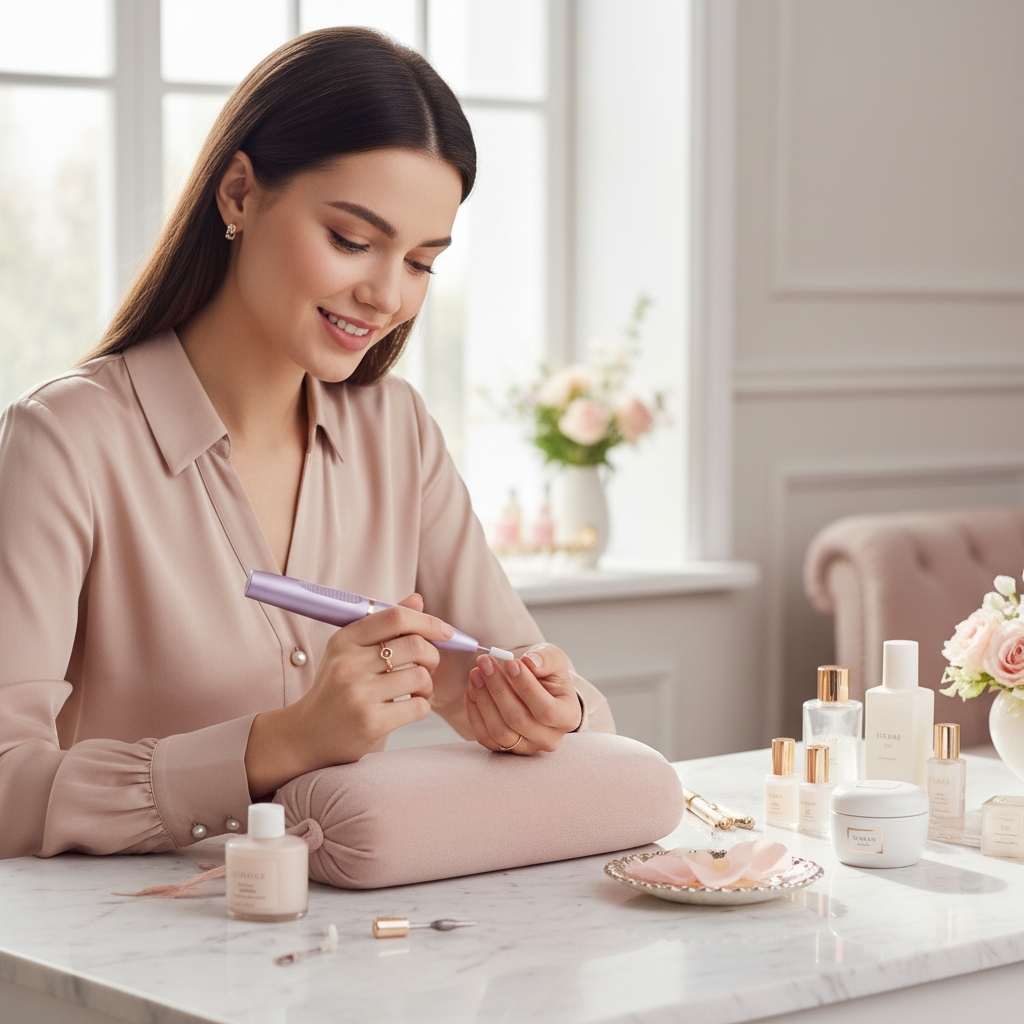 Nail drill - femme salon