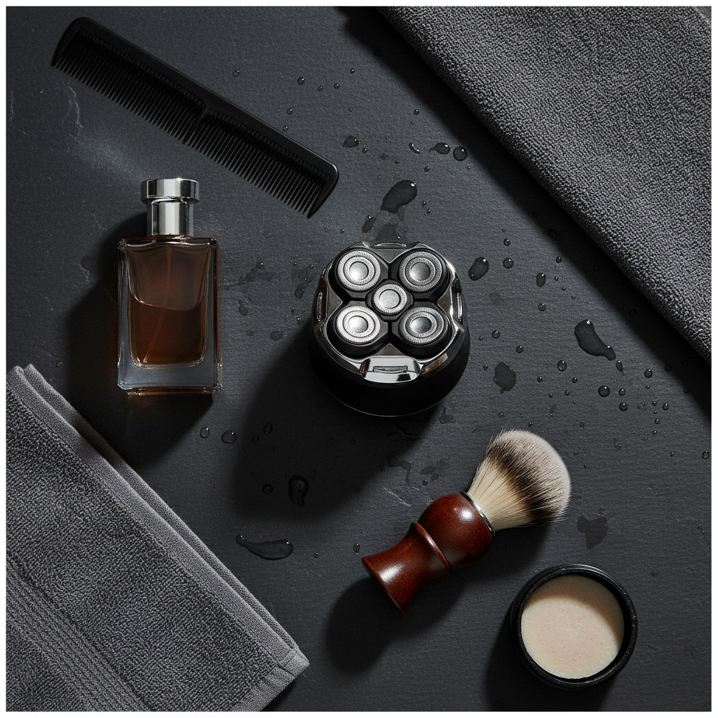 Rasoir 5 lames - flat lay